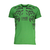 Cavalli Class Green Cotton T-Shirt -   -  Cavalli Class.